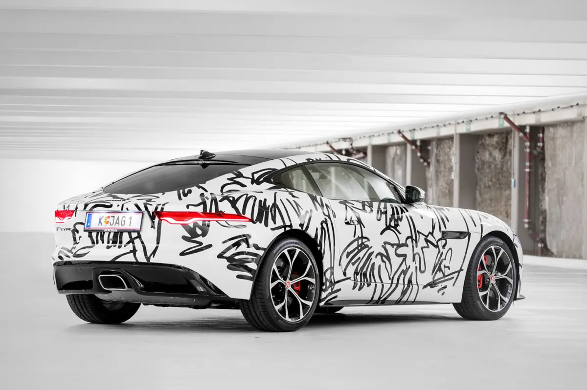 Peter Jellitsch Art Car for Jaguar