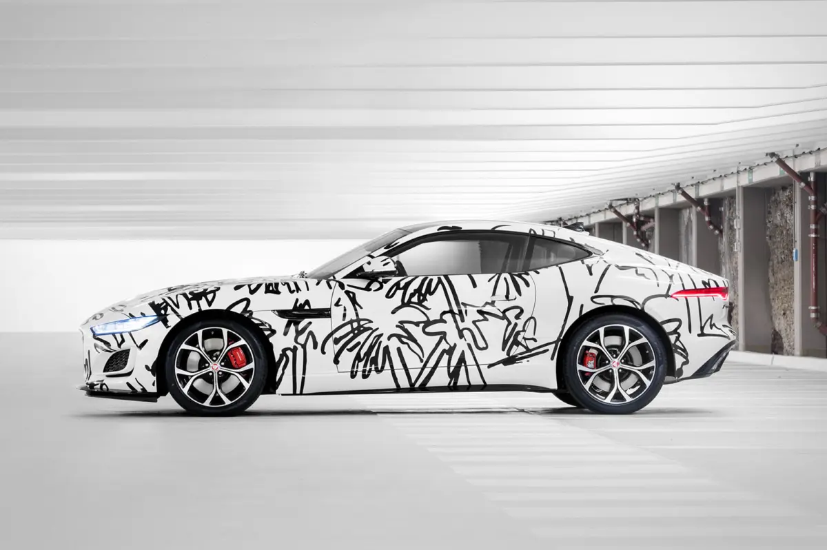 Peter Jellitsch Art Car for Jaguar